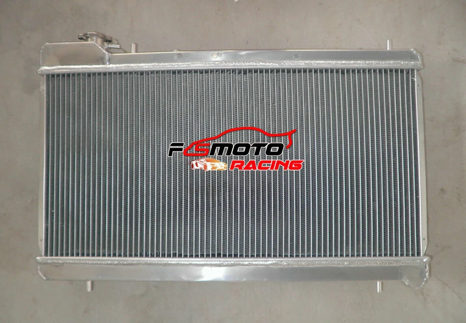Алюминиевый радиатор ПОДХОДИТ для Subaru 2004-2008 Forester и 1993-1998 Impreza Gc8 (MT) H4 - Изображение 4 из 4