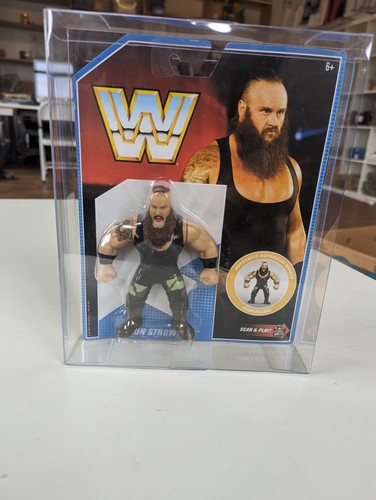 WWE MATTEL RETRO SERIES 8 BRAUN STROWMAN MOC WITH ...