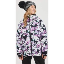 O'neill O Neill Floral Snow Winter Snowboarding Thick Jacket Coat Parka L