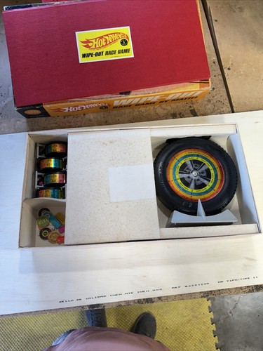 Hot Wheels WIPE-OUT Rennspiel Brettspiel 1968 MATTEL Spielzeugmacher KOMPLETT im Karton!!! - Bild 7 von 20