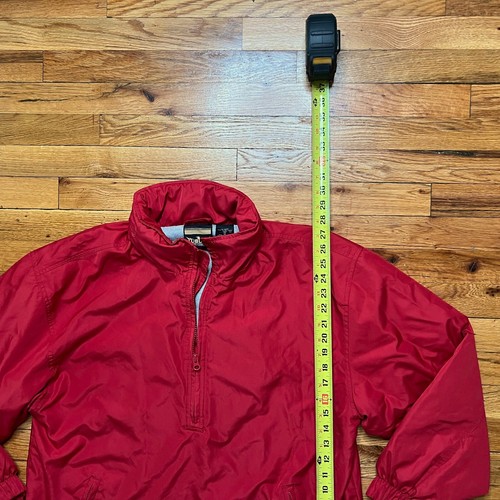 Vintage Mens Auburn Sportswear Pullover 1/4 Zip Windbreaker Size M - SEE PHOTOS - Picture 8 of 12