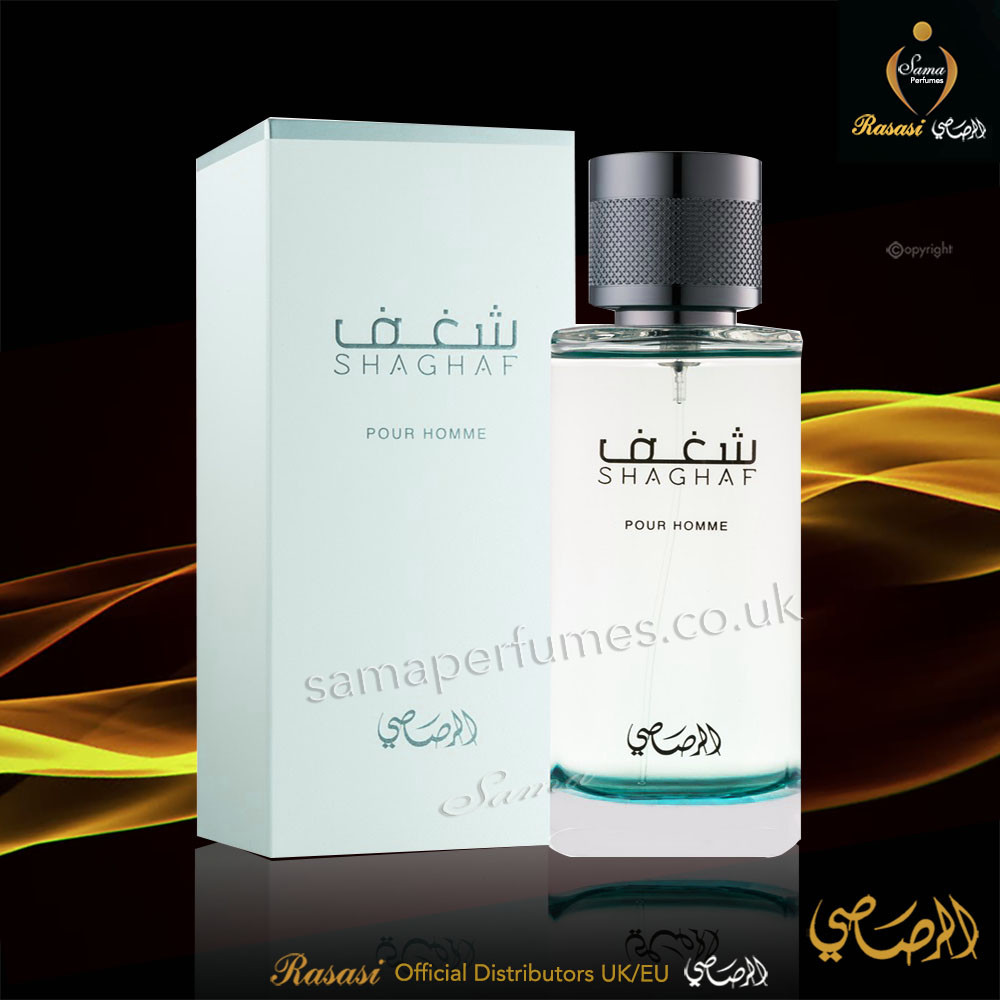 Nafaeis al Shaghaf MEN 100ml Official RASASI STORE Distr UK