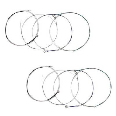 Viola Strings 2 Full Sets A D G C with Stainless Steel Core Nickel-Plated Bal...