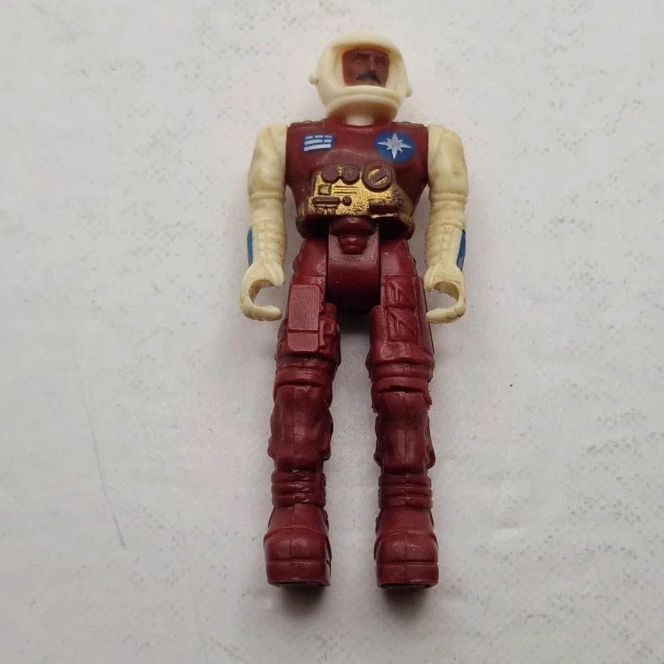 Coleco StarCom Col John 'Slim' Griffin Vintage 2.25" Action Figure 1986 See Pics - Image 2 of 4