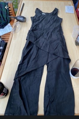 Dress In Damen Overall Sommer Anzug Schwarz Gr 36