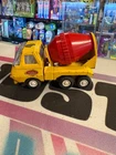 Vintage 70’s yellow Tonka Cement Mixer truck, 5" long, in good condition, steel