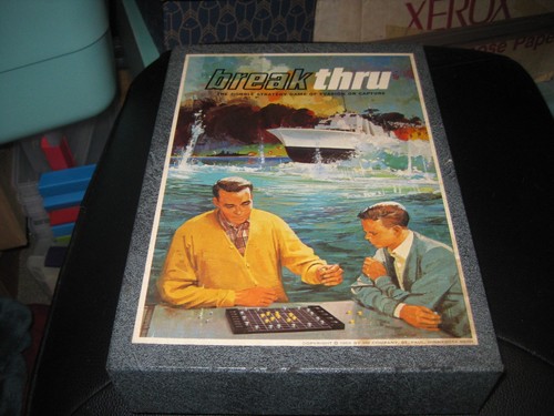 Jeu De Stratégie Vintage BREAK THRU – 3M 1965 – Jeu De Société Rétro Complet