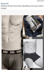 Boxer brief 4unit pack. Navy and Black. Hight Quality Cotton-Size XL