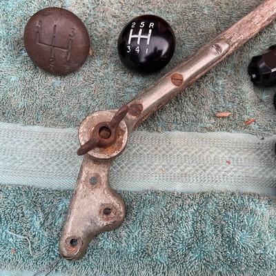 Austin vintage seven 7  gear knob as found x 2 ( one missing thread)