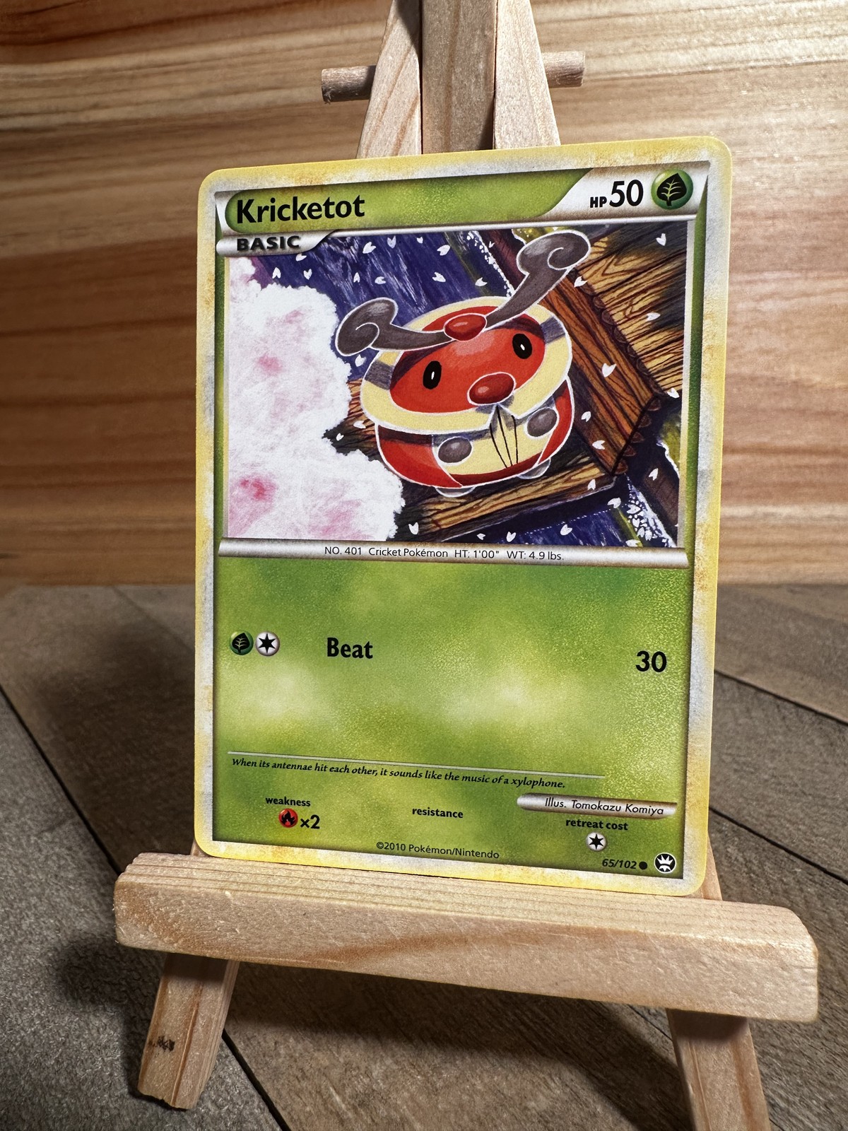 Pokemon Triumphant Common Kricketot #65/102 Near Mint or Better