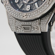 HUBLOT Big Bang Unico Titanium Pavé 411.NX.1170.RX.1704 Warranty 2019 Box/Paper 24