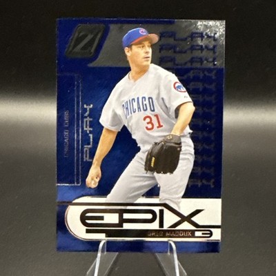 2005 Donruss Zenith - Epix Greg Maddux #E-19 Blue Play /500