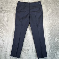 J. Jill Premium Bi-Stretch Pants Women Size 10 Navy Blue Pull On Cotton Blend