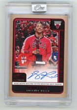 2024-25 Panini One And One Derrick Rose Timeless Moments MVP Auto /25 Bulls