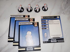 Star Wars Miniatures Champions Of The Force R5 Astromech Droid x4 58/60