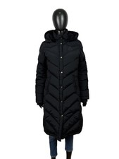 Ralph Lauren Damen Schwarz Long Parka Jacke K...