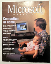 VINTAGE Microsoft Magazine PREMIERE Issue Fall 1998
