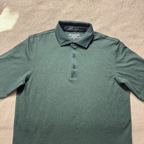 Vineyard Vines Jim Nantz Shirt Mens Medium Green Polo Short Sleeve Collared Tee - Picture 2 of 13