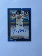 Blake Burke Bowman 1st Auto Blue Refractor /150