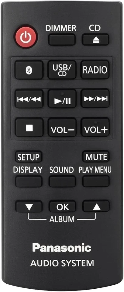 NEW Panasonic Hi Fi Stereo System Radio FM Bluetooth CD MP3 USB Sound System AU - image 3 of 4