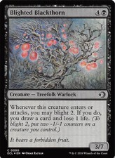 Blighted Blackthorn Foil 90 Lorwyn Eclipsed Magic the Gathering