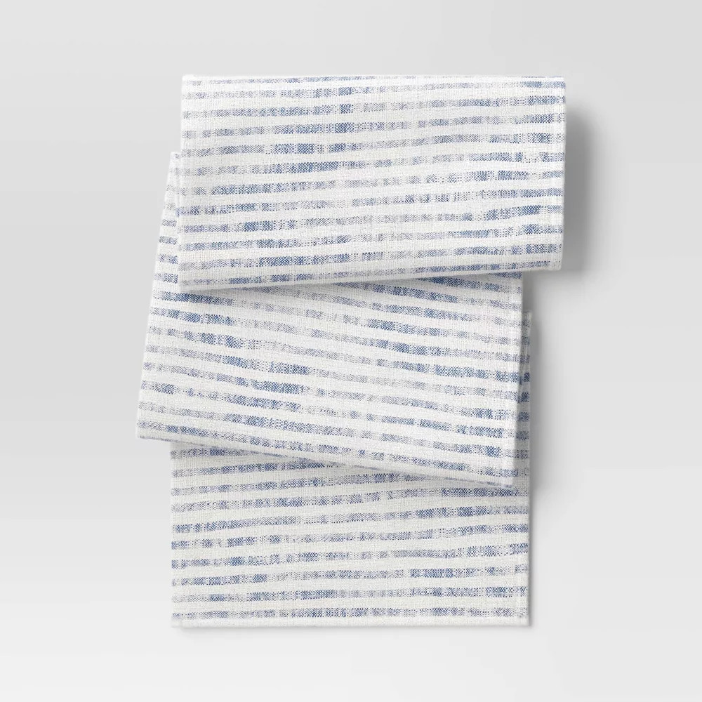 90x20 Table Runner Blue Striped - Threshold 3490₽