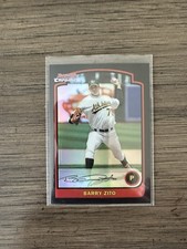Bowman 2003 Chrome Barry Zito Refractor #96 Oakland Athletics Baseball Card