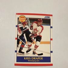 Score 1990-91 Kris Draper NHL Prospect #404 Winnipeg Jets Hockey Card