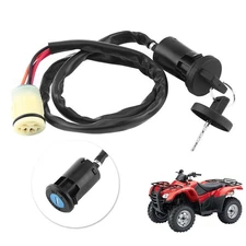 Motorcycle ATV Ignition Key Switch Assembly For Honda TRX420 Rancher 07-11 TRX45