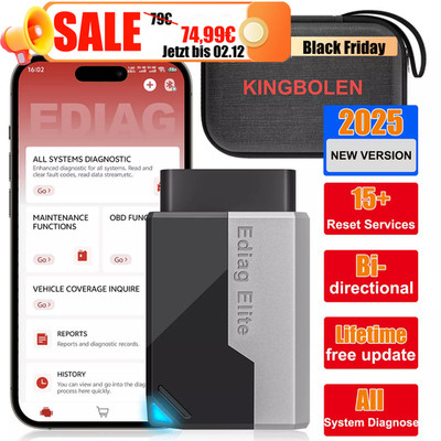 KINGBOLEN EDIAG Elite Profi KFZ OBD2 Diagnosegerät Alle System TPMS ABS SRS
