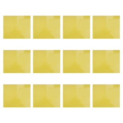 12Pcs 3240 Epoxy Glass Fiber Insulation Sheet For Electrical Applications Yellow