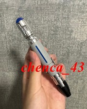 10th Doctor Who Metal Sonic Screwdriver NAWYA Replica LED Crackle Painted Prop