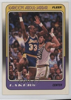 1988-89 Fleer Kareem Abdul-Jabbar #64 HOF 1u24