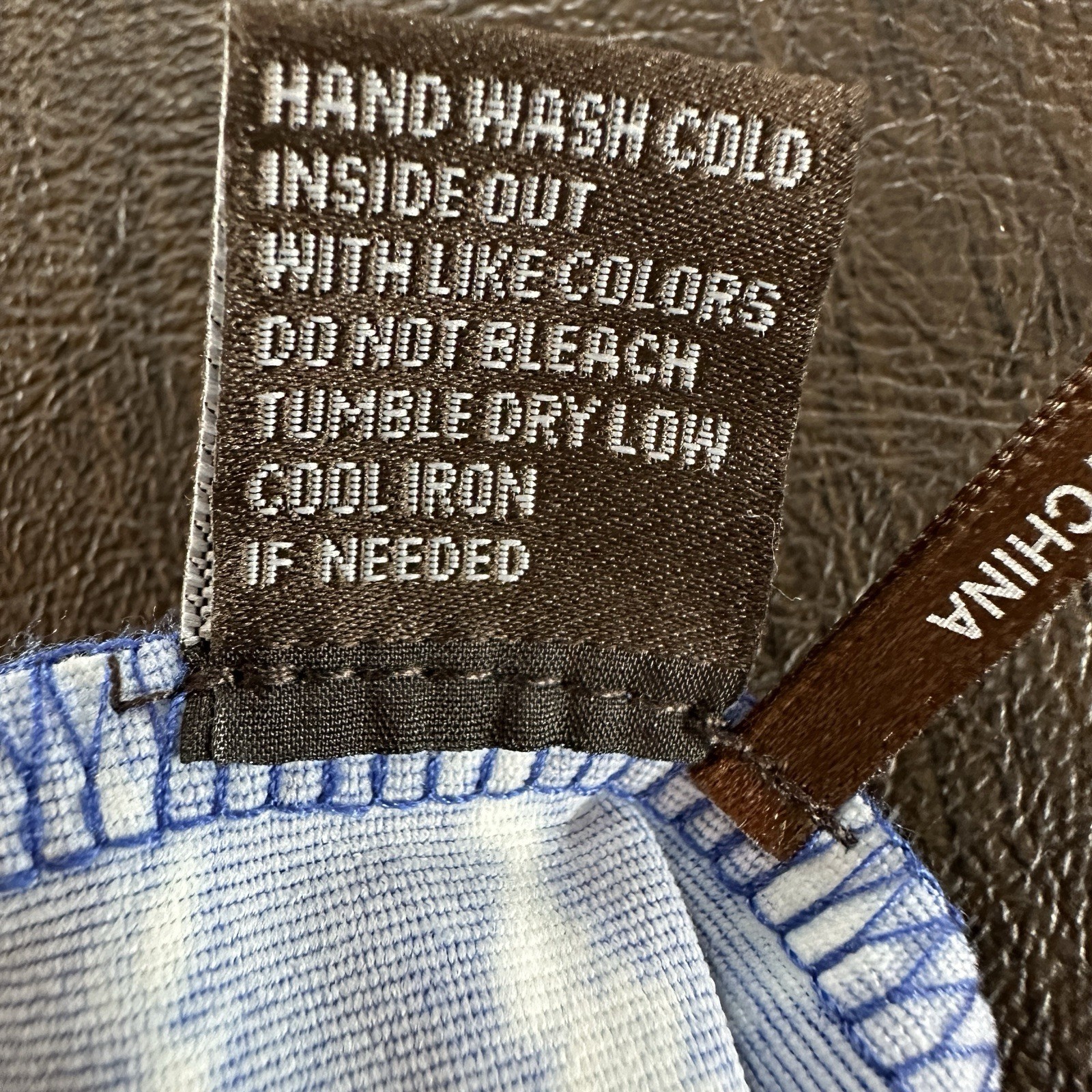 J McLaughlin Chic Blue Patterned Mini Skort Sz XS… - image 11