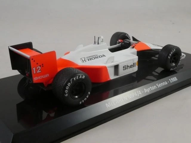 Ixo diecast Mclaren Honda MP4/4 #12 Ayrton Senna World Champion 1988 1/24 LAF109 - Immagine 2 di 3