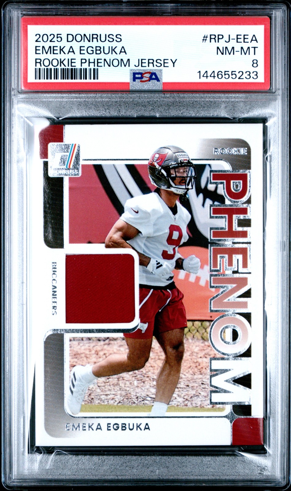 Emeka Egbuka Panini Donruss Rookie Phenom Jerseys #RPJEEA Base