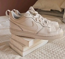 Nike Youth Size 6.5 , White , Nike Courts Low Cut Sneakers Bq5448-100