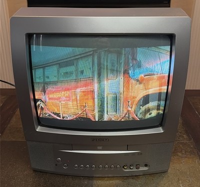Toshiba MD13P3 13 Inch CRT TV Television DVD Combo Working W