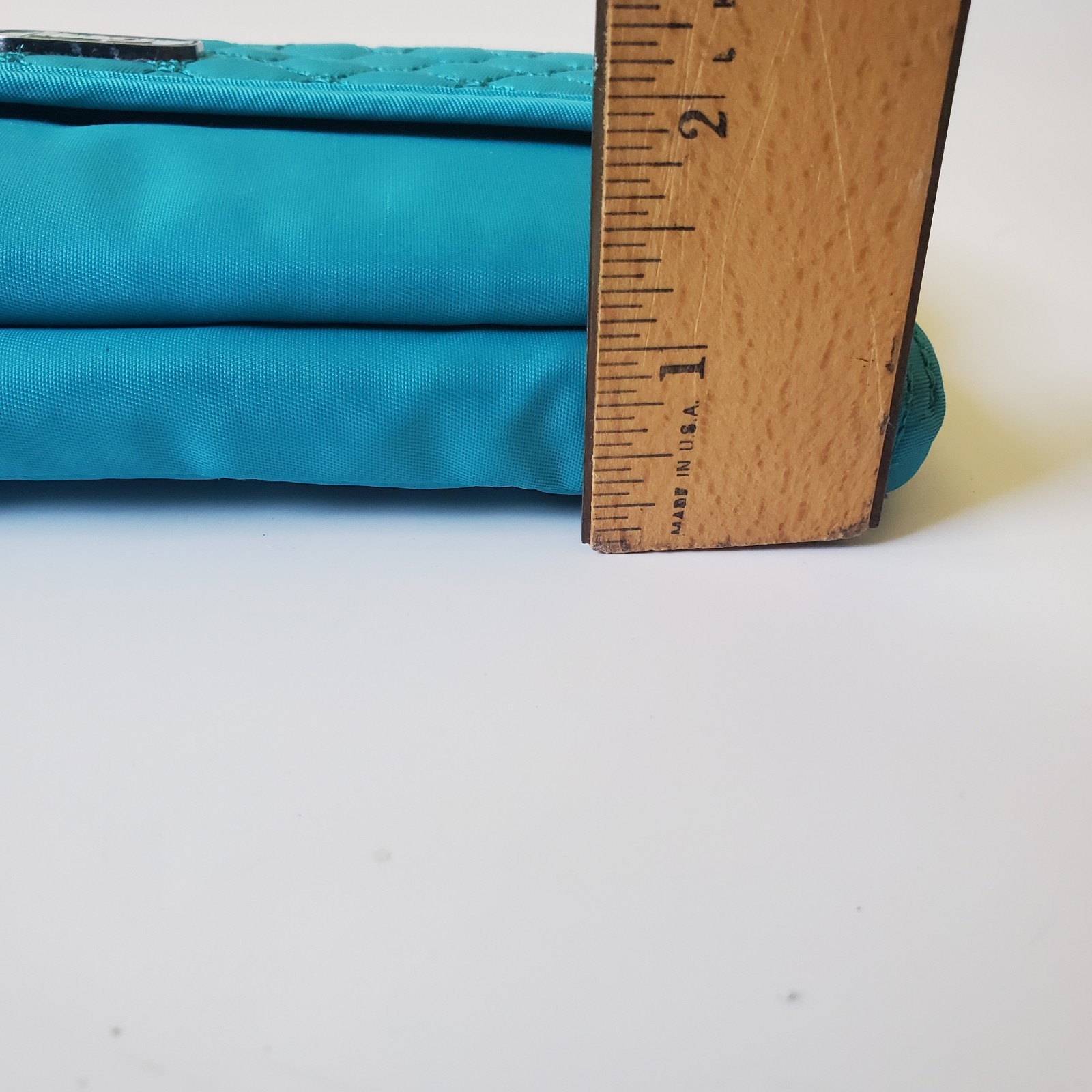 Lug KickFlip RFID Wristlet Wallet Kelly Green Zip Around Convertible Organizer