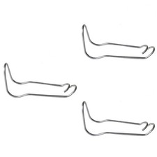 Set of 3 Greenhouse Parts Fixing Clips Accessories Steel Pipe Clamps
