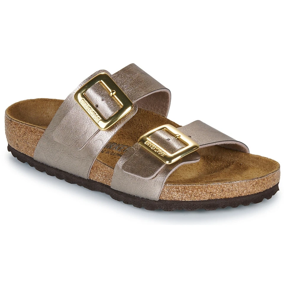 Birkenstock Sydney Big Buckle Graceful Taupe Damen Sandalen normale Passform