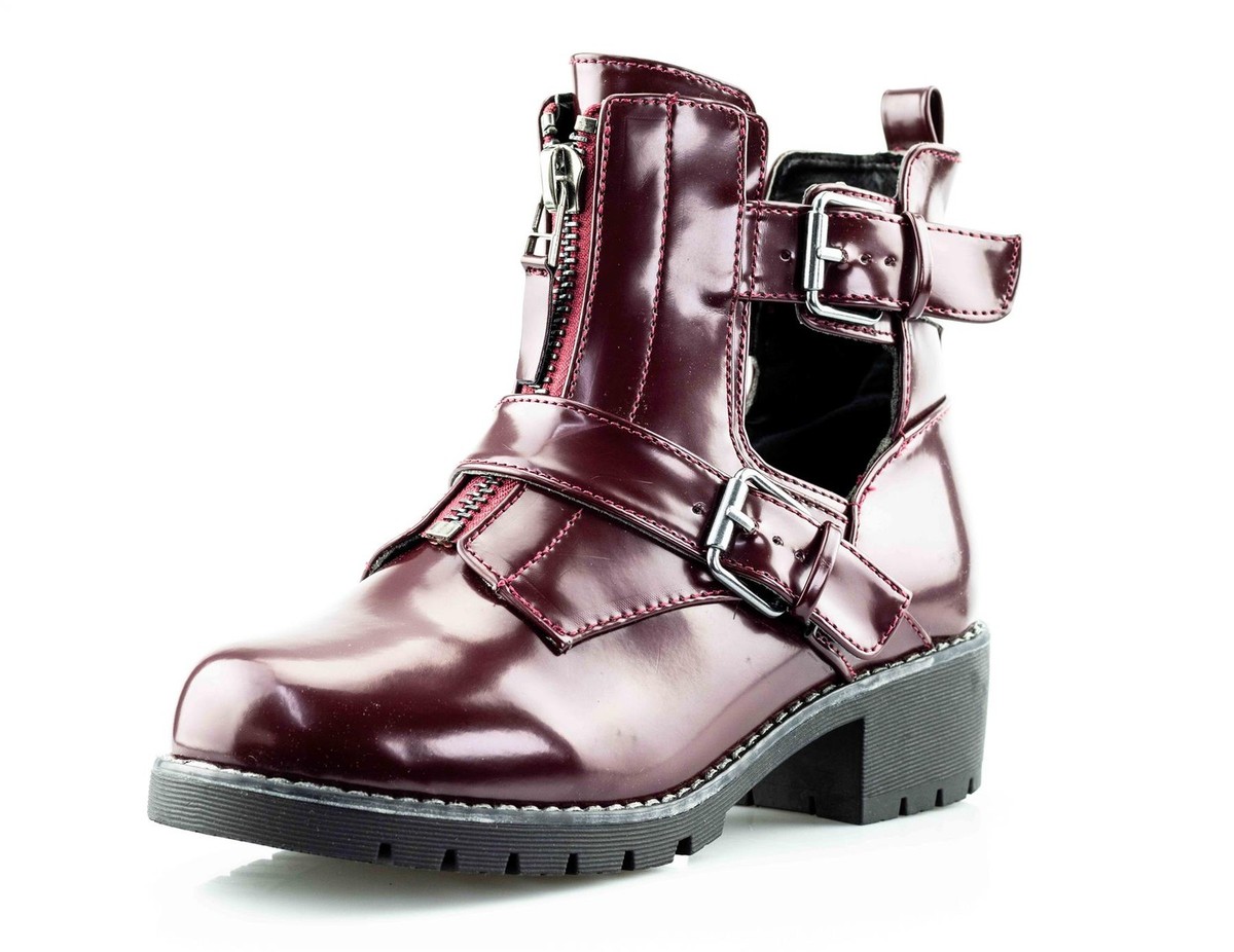 Patent Newlook Lace Up Boots Patent Lace Up New Look Black Patent