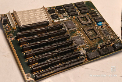 Rare Socket 1 PGA169 / PGA164 ASUS ISA-486S Motherboard  & 4 MB RAM + Bonus