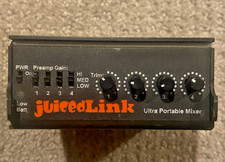 juicedLink CX431 4-Channel Camcorder Audio Mixer / Preamp   4 XLR, Phantom