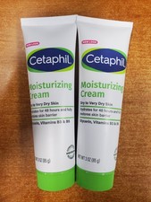 2 Pack: Cetaphil Moisturizing Cream for Dry Sensitive Skin 3 oz. ea. 7533 E17D