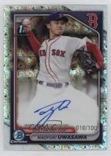 2024 Bowman Chrome Prospect Mini-Diamond Refractor /100 Naoyuki Uwasawa Auto 0z5
