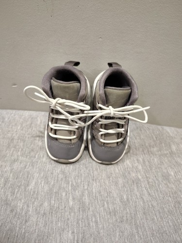 Nike Air Jordan 11 Retro Gray Toddler Athletic Sneakers 378040-005 - Sz 5c - Picture 21 of 21