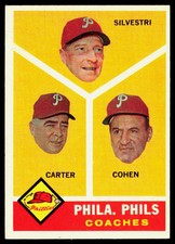 (Ken Silvestri / Dick Carter / Andy Cohen) 1960 Topps #466