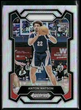 Anton Watson 2024 Panini Prizm Draft Picks #76 Gonzaga Bulldogs