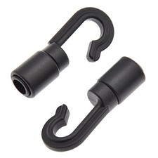 10x Bungee Rope Shock Cord Open End Hooks Quick Connect